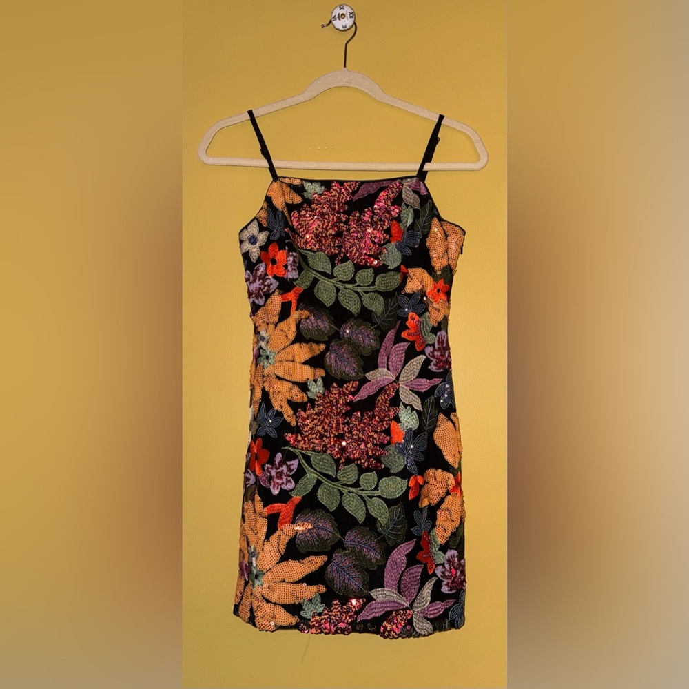 Ramy Brook Sequin & Embroidered Mini Dress - Picture 6 of 10